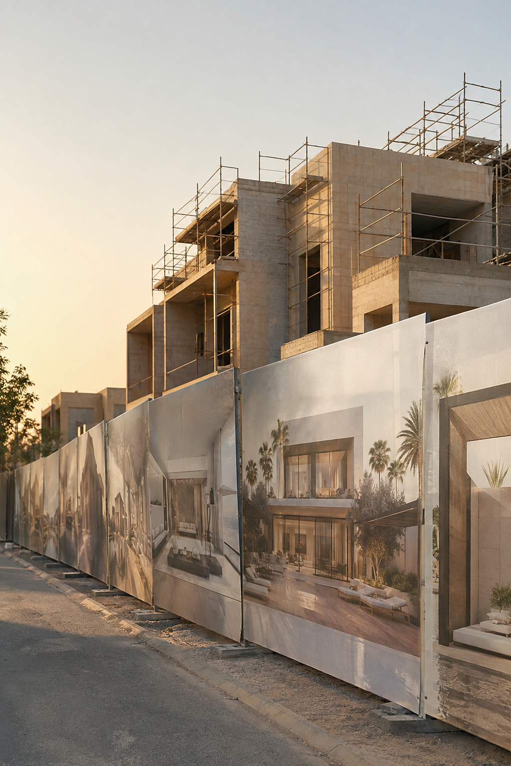 تسوير المشاريع وطباعة البنرات